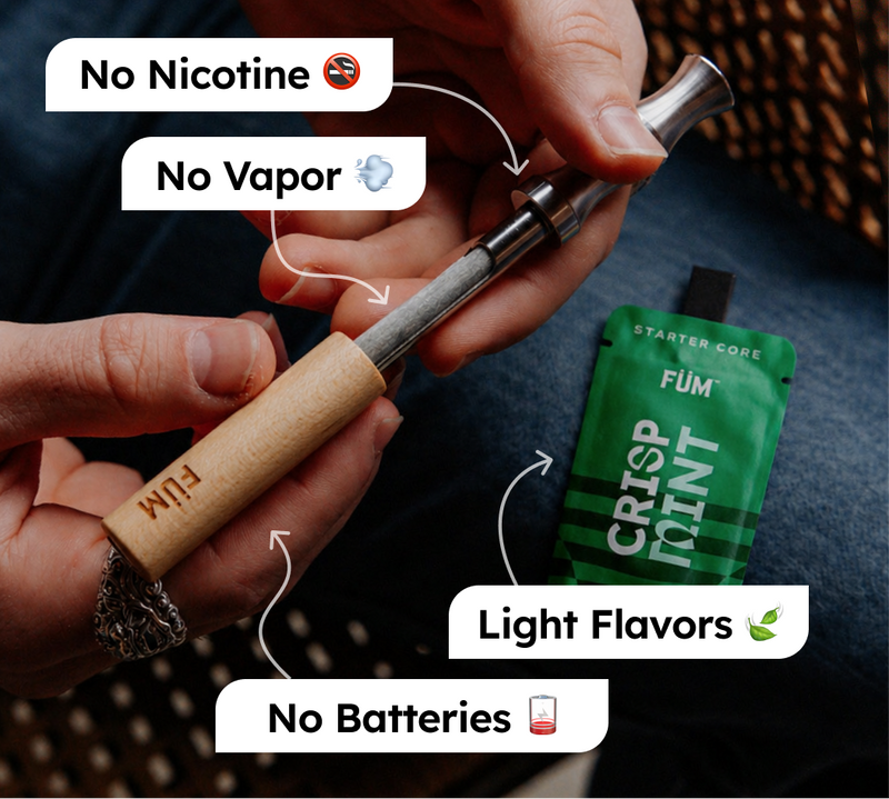 FÜM MAKES QUITTING DOABLE...
